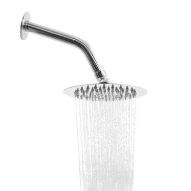 Imagem de Ducha Chuveiro Redonda Metal 15cm Gás - MEBUKI