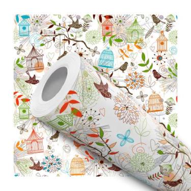 Imagem de Papel De Parede Adesivo Lavável Sala Tijolinhos Rusticos Gesso        