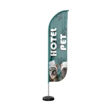 Imagem de Kit Wind Banner Completo Hotel Pet Dupla Face - Prime Decor Festas