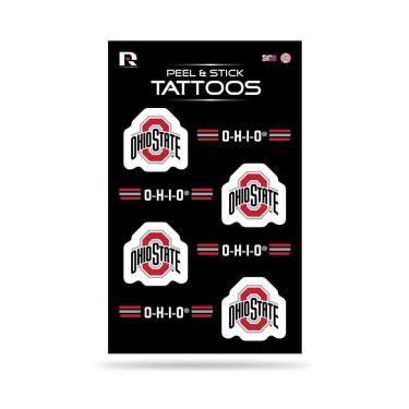Imagem de Tatuagens temporárias Rico Industries ncaa Ohio State Buckeyes
