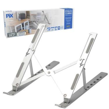 Imagem de Suporte De Notebook Universal Ergonômico Aluminio 6 Posições - PIX