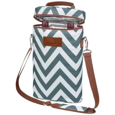 Imagem de Bolsa Térmica para Vinho Tirrinia - Transporte Seguro e Elegante para Amantes de Vinho
