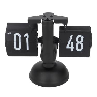 Imagem de Relógio de Mesa de Flip -Flip, Recarregável Digital Flip Down Clock Flip Relógio Auto Flip Table Relógio Decoração Home Com Função de Turnação de Página Automática Para Sala de