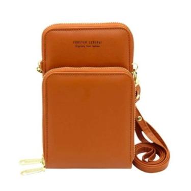 Imagem de Bolsa transversal feminina moda feminina trabalho social porta celular