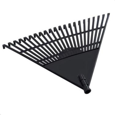 Imagem de Vassoura Plastica Rastelo Ancinho 22 Dentes para Grama Jardim Sem Cabo
