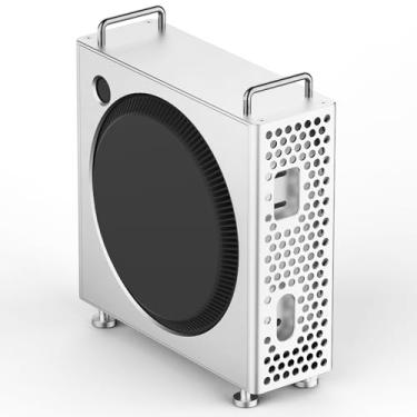 Imagem de Suporte de chassi de alumínio para Mac mini M4/M4 Pro 2024 - capa para Mac mini M4 - dissipação de calor otimizada - Acessórios para Mini M4 - Suporte para Mac mini M4 - Suporte para Mac mini M4