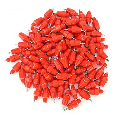 Imagem de GLOGLOW Mamilos alimentadores de frango, pacote com 100 bicos de aves, bico de água de frango, bebedor, bebedouro de aves, bebedouro de aves, bebedouro de aves, galinha, pato, ganso, bebedouro de água