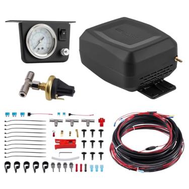 Imagem de maXpeedingrods On Board Air Compressor System with Low Pressure Sensor Universal Air Compressor Kit for Trucks Vans