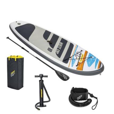 Imagem de Prancha De Stand Up Inflável White Cap Com Remo + Bomba De Ar E Bolsa Bestway