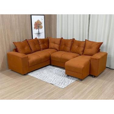 Imagem de Sofá de Canto Austria com chaise, Terracota