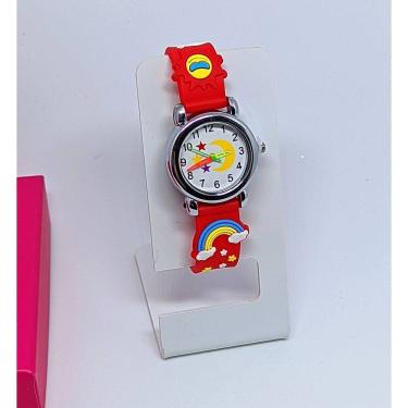 Imagem de Relógio Infantil Analógico Quartzo Pulseira silicone ajustável Esporte Desenho Animados 3D para Crianças Meninas Bebês