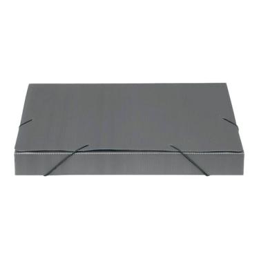 Imagem de Pasta c/ Elástico Polionda 38 x 24,5 x 34 Cinza - Polibras