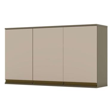 Imagem de Armário Aéreo Connect 3 Portas 120 Cm Duna Cristal – Henn