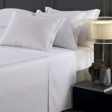 Imagem de Lençol Casal Altenburg Percal 180 Fios- Branco