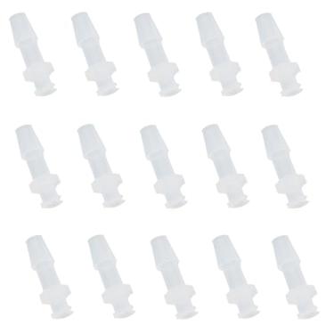 Imagem de KKUANG 15 peças 1/10.2 cm PP conector de mangueira de extremidade de encaixe PP mangueira adaptador de farpa para laboratório bioquímica instrumentos analíticos máquinas de alimentos equipamento de