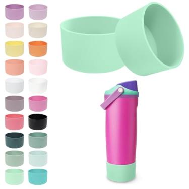 Imagem de Kaitiaki 2 peças de botas de silicone para garrafas Owala de 850 g e 1134 g FreeSip Sway & Tumbler – Acessórios antiderrapantes e resistentes a arranhões para aumentar a estabilidade para Owala