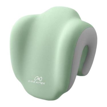 Imagem de oshhni Travesseiro de espuma viscoelástica para cadeira de trabalho, confortável, respirável, multifuncional para pausas de almoço para adultos, suporte de, Cinza Verde