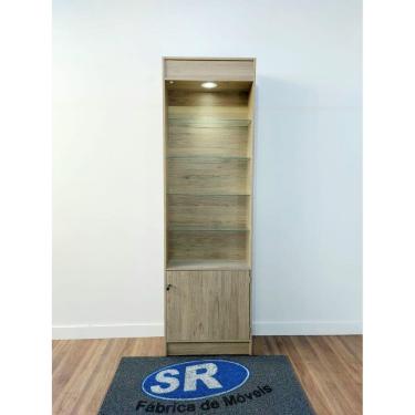 Imagem de Prateleira Expositora Anita Slim Carvalho Canela