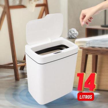 Imagem de Lixeira Com Sensor Automático Para Banheiro 14 litros - DCARTE