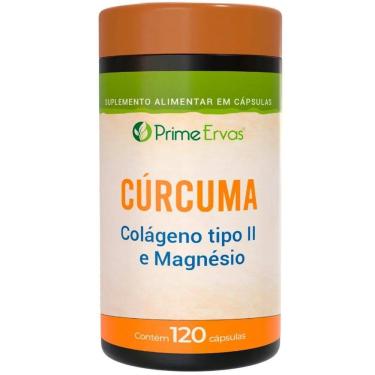 Imagem de Curcuma Colageno Tipo Ii E Magnesio 120Cps Prime Ervas