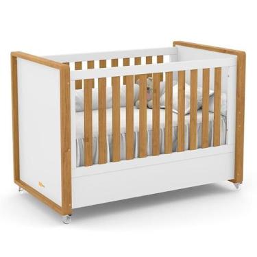 Imagem de Berço Americano Tutto New Branco Soft/Freijó - Matic Móveis, Branco So
