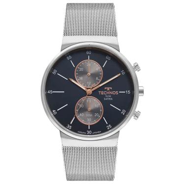 Imagem de Relógio Technos Masculino Slim Prata Vd36ab/1A