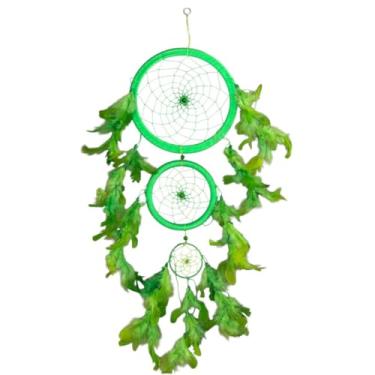 Imagem de Filtro dos Sonhos 60cm Apanhador Verde Claro Grande Decoração