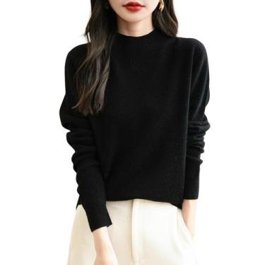 Imagem de Suéter Chanyarn 100% lã merino feminina 2024 outono/inverno