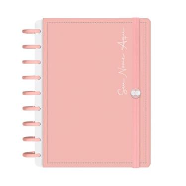 Imagem de Caderno De Disco Iscool Inteligente 140 Folhas Personalizado Solid Colors Rosê M+