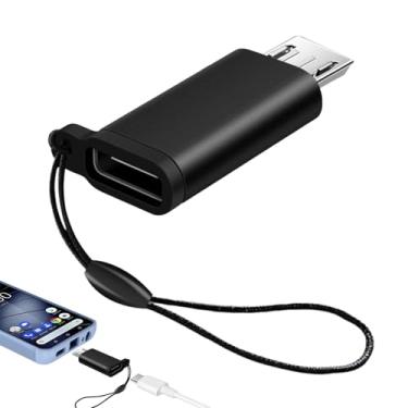 Imagem de Shakven Adaptador tipo C fêmea para USB macho, adaptador de carregador fêmea para macho, Conversor USB tipo C fêmea para USB macho, Conversor de carregamento rápido de alumínio do adaptador do disco