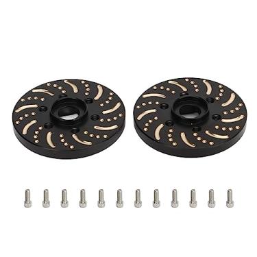 Imagem de Pesos de roda de latão Ainoli Pesos de roda de latão com 6 furos para roda sextavada peso adaptador para aro de roda beadlock de 1,9 pol. (eu como)