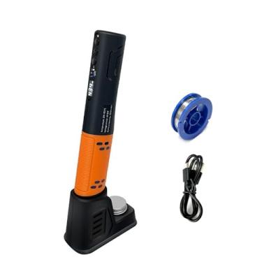 Imagem de Ferro de Solda Elétrico Inteligente Portátil 200-450 Caneta USB Multifuncional com Luz LED para Uso em Soldagem Reparo e