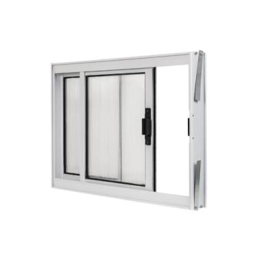 Imagem de Janela Vitro De Alumínio Com Folha De Policarbonato 40x60 Resistente (Branco)