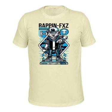 Imagem de Camiseta Plus Size Confortável Malha 30.1 Rappin - Rappin', Perola, G5