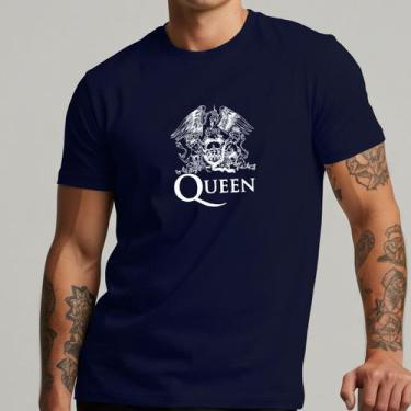 Imagem de Camiseta Masculina Algodao Queen Banda Rock Clássico Estampa - Loja Ya