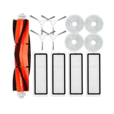 Imagem de Compatible Compatible With Xiaomi Robot Vacuum S10+ / S10 Plus B105 Spare Parts Accessories Main Side Brush Hepa Filter Mop Rag Cloth(Chocolate)