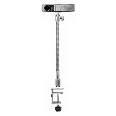 Imagem de XIANGGUI 1983 Suporte de projetor pescoço de ganso suporte de projetor de cabeceira de aço carbono suporte de projetor de mesa ajuste flexível de 360 graus suportes de clipe de liga de alumínio