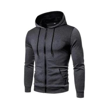 Imagem de Jaqueta Casual Masculina De Outono Inverno Elite Wrestling Com Capuz E