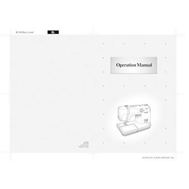 Imagem de Manual de instruções para máquina de costura Brother XL5050