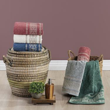 Imagem de Toalha de Rosto Essence Gramatura 450g/m² Avulsa 100% Algodão - Erva Doce