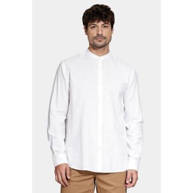 Imagem de Camisa Aramis Manga Longa Regular Linho Branco-Masculino