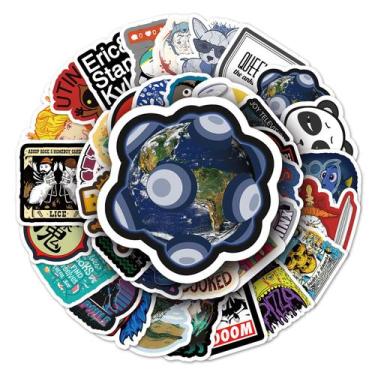 Imagem de Pacote de adesivos Funny Graf para adultos e adolescentes, 50 unidades