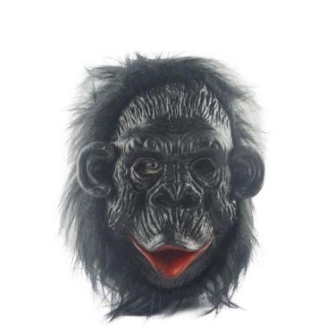 Imagem de Máscara Black Gorilla Halloween Cosplay Horror Full Face C - yiweisai