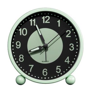 Imagem de Despertador com design minimalista moderno que brilha no escuro - yiwe