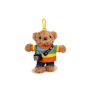 Imagem de Chaveiro de ursinho de pelúcia com design genérico de fotógrafo - yiwe