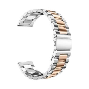Imagem de Pulseira De Aço Inoxidável Para Samsung Galaxy Watch 20mm 22mm, Bracel