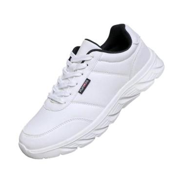 Imagem de Tênis Esportivos Masculinos Em Couro Impermeável, Calçados Casuais Ant