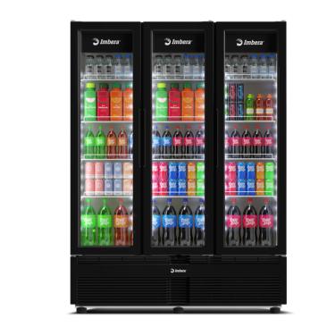 Imagem de Refrigerador Expositor Vertical Imbera 03 Portas 1241 Litros Preto G3T42 Bivolt Inverter