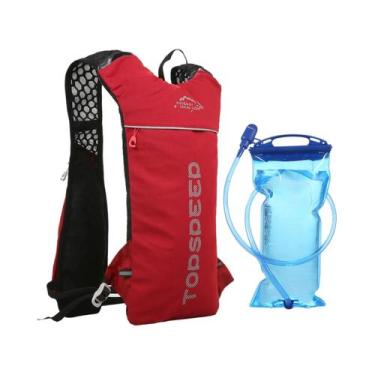 Imagem de Mochila De Hidratação Leve E Respirável Com Reservatório De Água De 2L