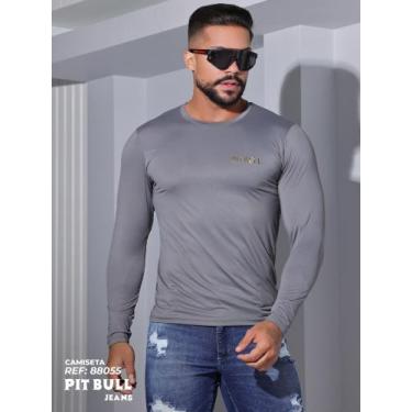 Imagem de Camiseta Masculina Manga Longa Colors Lançamento Pitbull-88055 - PIT B